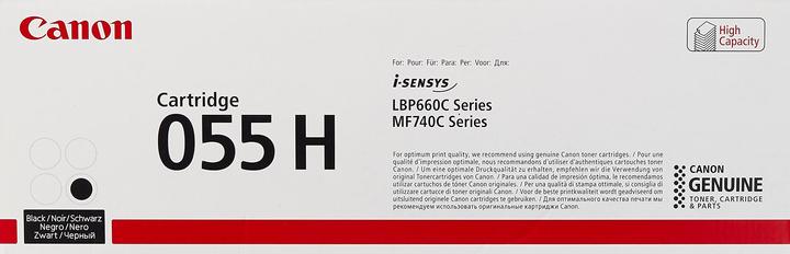 Actual product image Canon 055 H BK (FC)