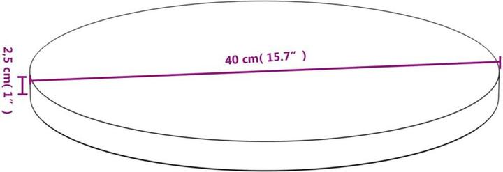 Produktbild VidaXL Douglas (Ø 40 x 2.5 cm)