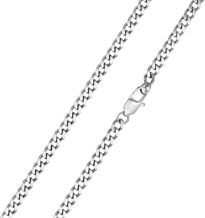 K12 - Silver Cuban Chain - 6 mm (ohne Messing, Chirurgenstahl 316L)