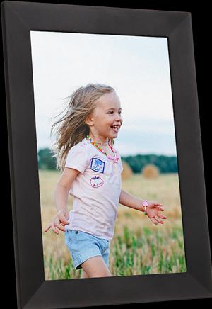 Actual product image Benel Frameo Digital Photo Frame HF-101B Black 10.1 Inch (10.10", 1280 x 800 pixels)