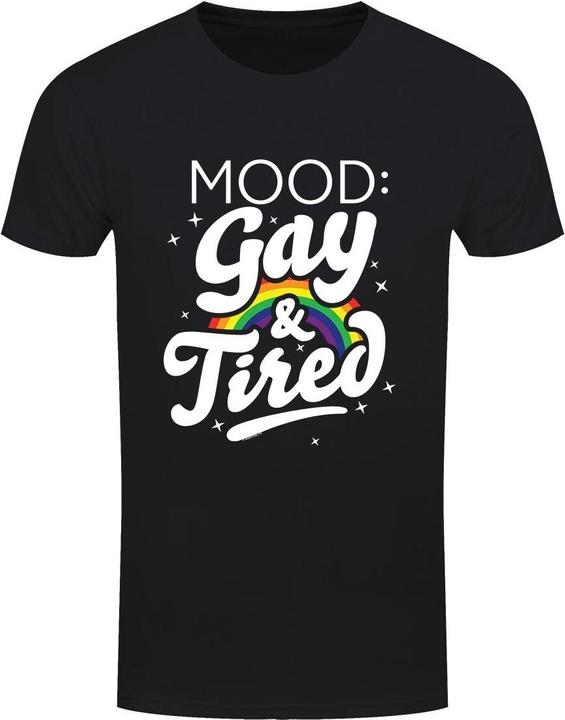 Grindstore Mood: Gay & Tired Tshirt (M)