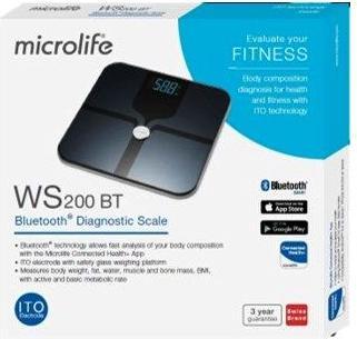 Actual product image Microlife WS 200 BT Diagnostic scale (180 kg)
