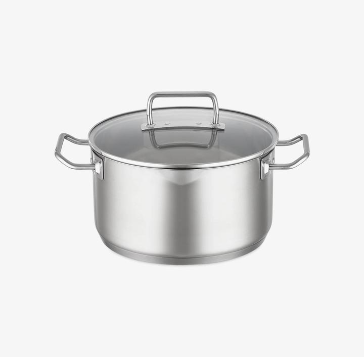 Image du produit Rösle Kochtopf EXPERTISO Stahlgrau (24 cm, Casserole, Acier inoxydable)