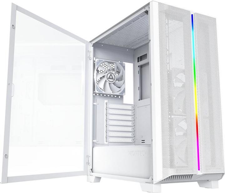 Actual product image Montech SKY ONE Lite, Midi Tower, Tempered Glass - white (Mini-ITX, mATX, ATX)