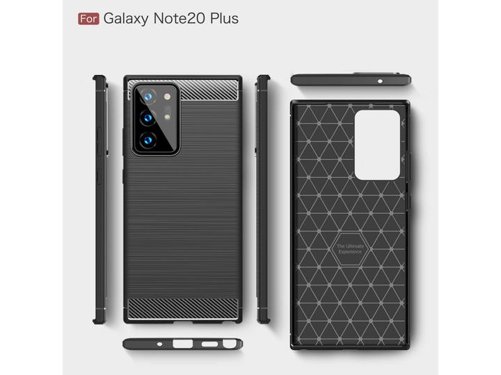 Image du produit Screenguard Samsung Galaxy Note20 Ultra Coque carbone brossé souple TPU (Samsung Galaxy Note 20 Ultra)