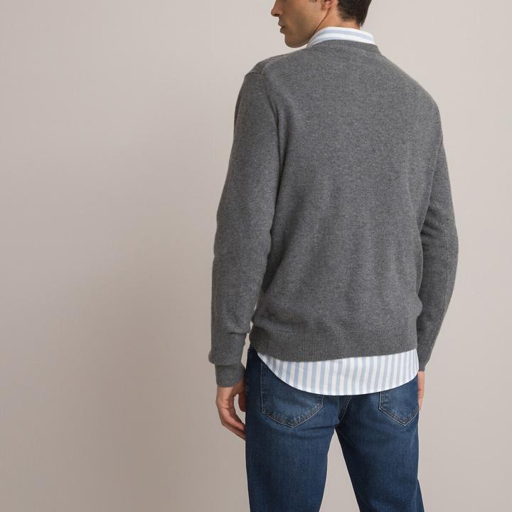 Produktbild La Redoute Collections Pullover mit V-Ausschnitt (M)
