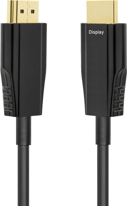 Produktbild Deltaco - AOC HDMI Kabel - Ultra High Speed Gecertificeerd - 15 meter - Zwart (15 m, HDMI)
