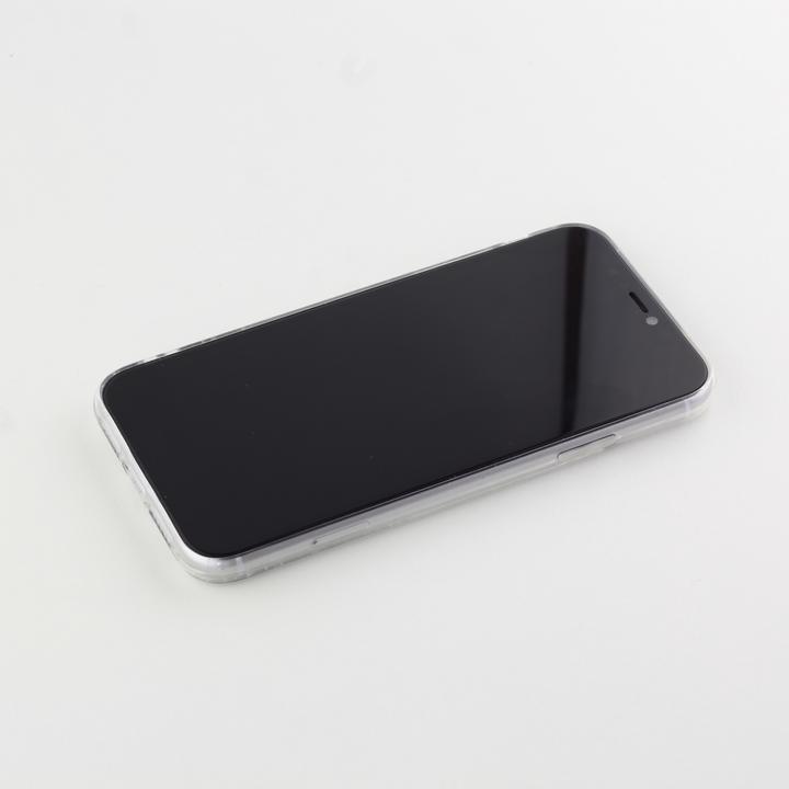 Produktbild PhoneLook Hülle Gummi silberner Pailletten mit Ring (Apple iPhone 12 Pro Max)