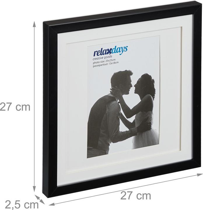 Actual product image Relaxdays 2x picture frame (25 x 25 cm)