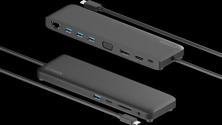 Produktbild 2-Power USB-C DP1.2 Triple Display Mini Dock