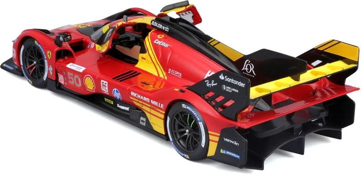 Actual product image Bburago Ferrari Racing 499P 1/24 rot