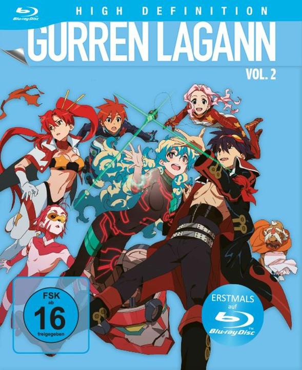 Produktbild Gurren Lagann - Vol.1.2 (BR) Min: 325/DD/WS 2Disc (Blu-ray, 2024)