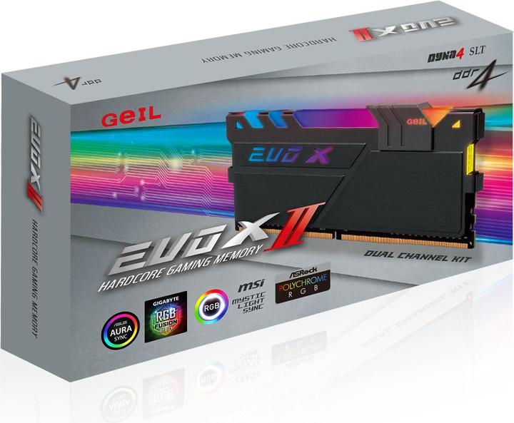 Produktbild GeIL Evo X II series (2 x 8GB, 2666 MHz, DDR4-RAM, DIMM)