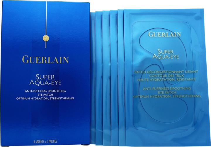 Image du produit Guerlain Super Aqua Eye Anti Puffiness Smoothing Eye Patch --6x2patches (Patchs, 12 ml)