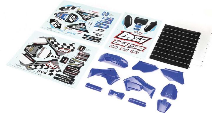 Produktbild Losi Blue Plastics with Wraps: Promoto-MX