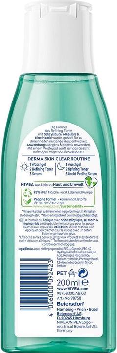 Produktbild NIVEA Derma Skin Clear (Tonic, 200 ml)