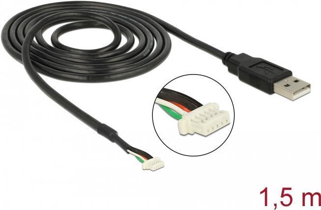Actual product image Delock Module connection cable USB 2.0 male A 1.5m 5pin camera V5 A