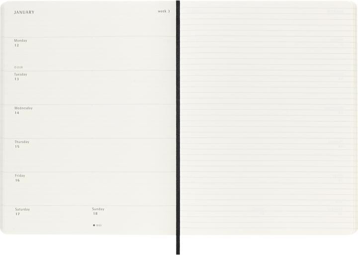 Image du produit Moleskine Agenda commercial Weekly (19 x 25 cm, Anglais)