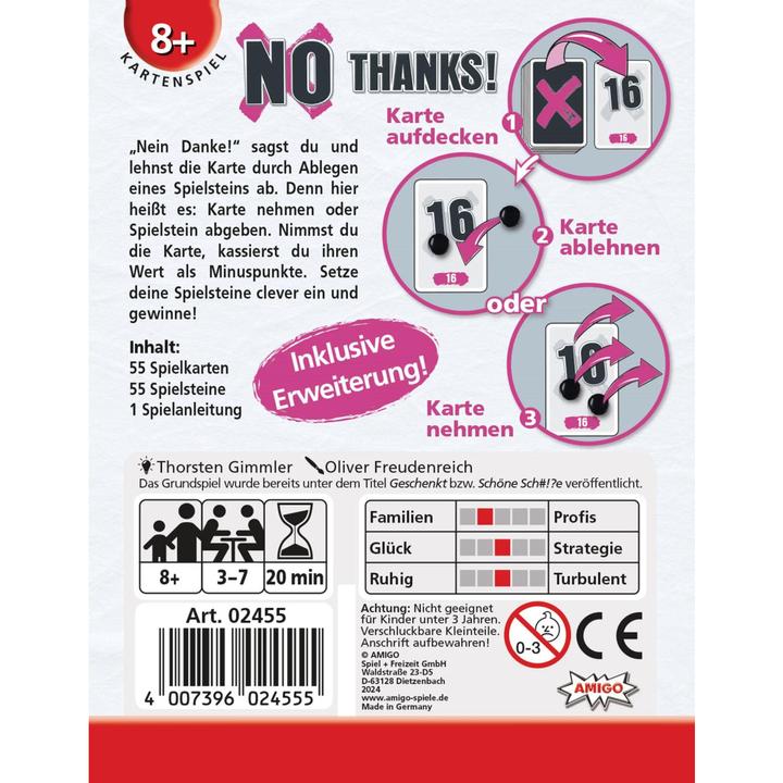 Image du produit Amigo No Thanks, d (Allemand)