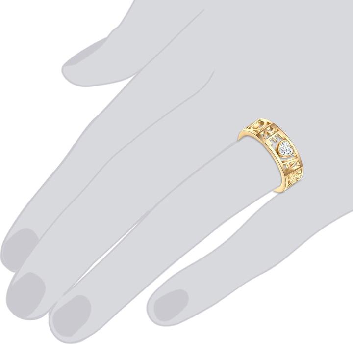 Image du produit Lulu & Jane Alliage métallique pour femme orné de cristaux Swarovski® or jaune - 29239 (52)