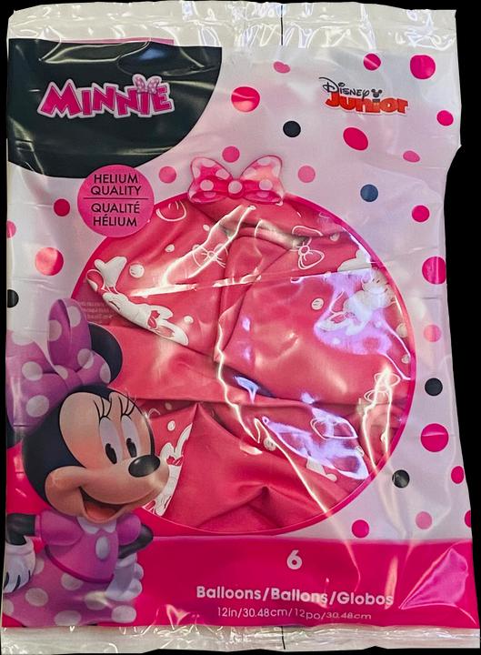 Produktbild Qualatex Minnie-Mouse-Ballons (6 x)
