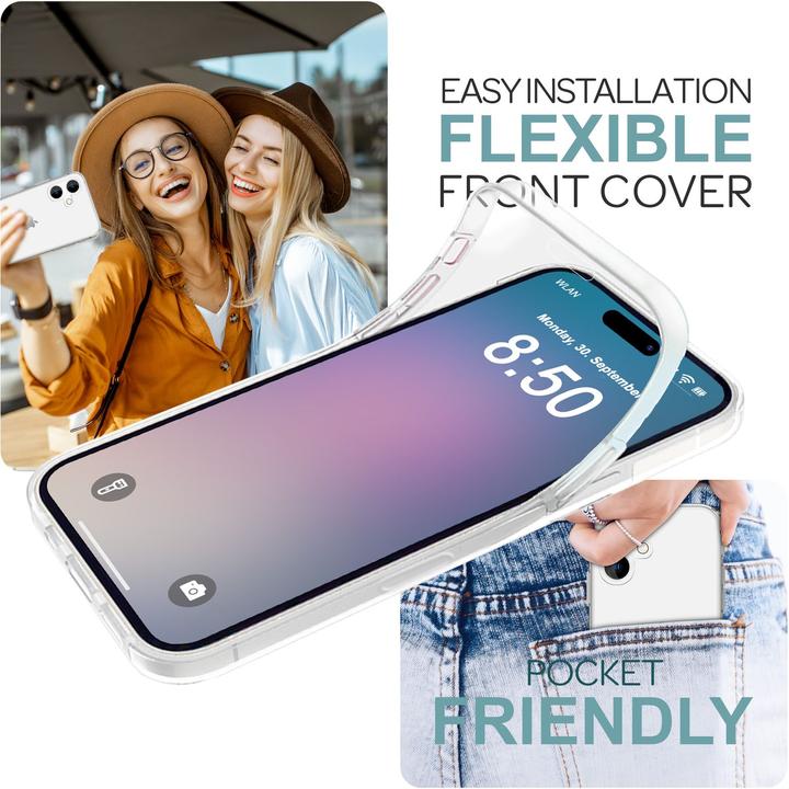 Immagine prodotto Nalia Copertura trasparente a 360 gradi (Apple iPhone 16 Pro Max)