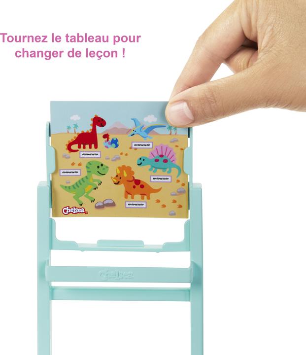 Produktbild Barbie Chelsea Schule mit Puppe Spielset
