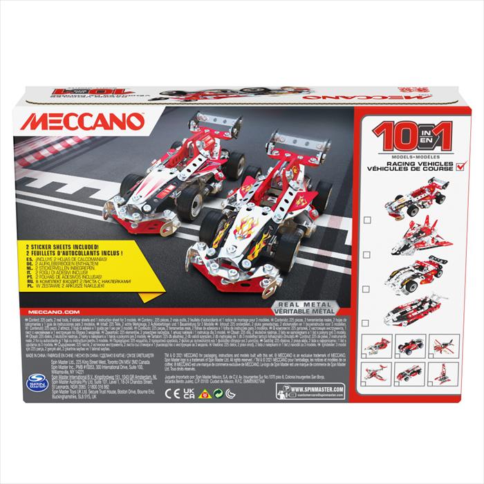 Actual product image Meccano 10in1 Racing Vehicles