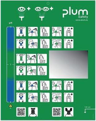 Immagine prodotto Plum Risciacquo dell'occhio della staffa a muro (Accessori per kit di primo soccorso)