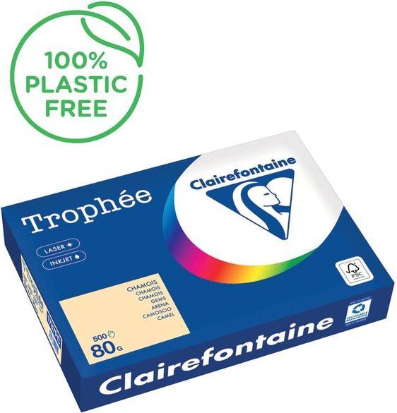 Actual product image Clairefontaine Universal paper Trophée coloured (80 g/m², 500 x, A4)