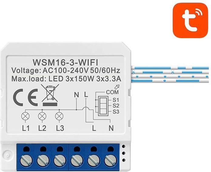 Immagine prodotto Avatto Modulo interruttore intelligente WiFi WSM16-W3 TUYA (Attuatore di riscaldamento)