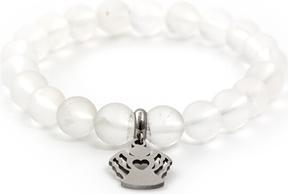 Beneto Beaded bracelet made of matt crystal MINK68 / 17 (L) (Matt)