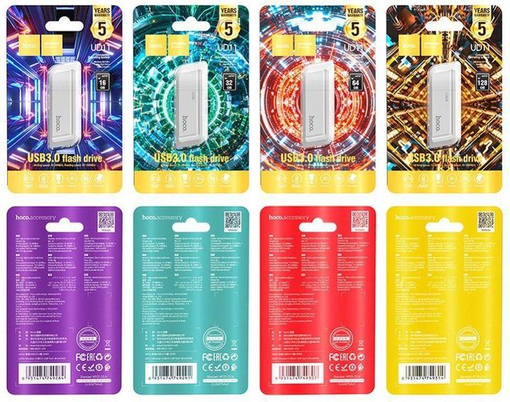 Actual product image Hoco Memory cards pendrive USB A UD11 32GB USB3.0 (64 GB, USB-A)