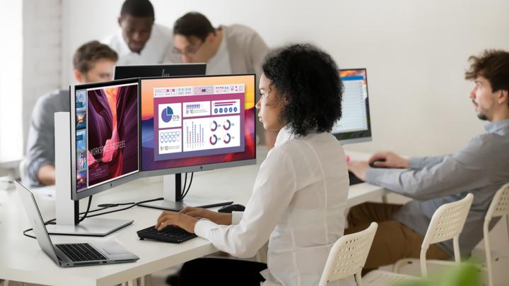 Actual product image HP Elite E223d (1920 x 1080 pixels, 21.50")