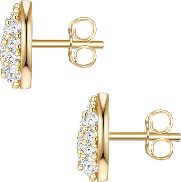 Immagine prodotto Glanzstücke München Goccia da donna in argento Sterling Cubic Zirconia Oro Giallo - 32000 (Argento)