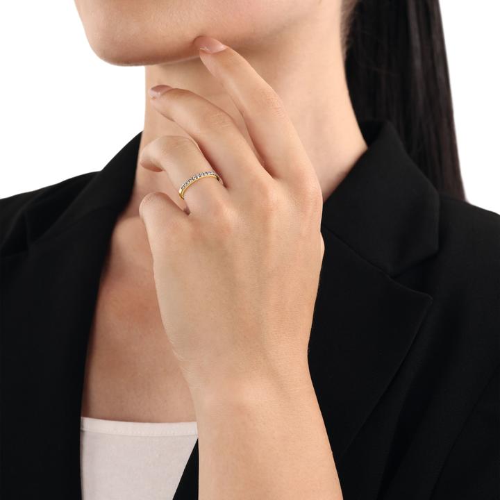 Image du produit Amor Ringe für Damen, Gold 375, Zirkonia synth. (56, 375/9 K)