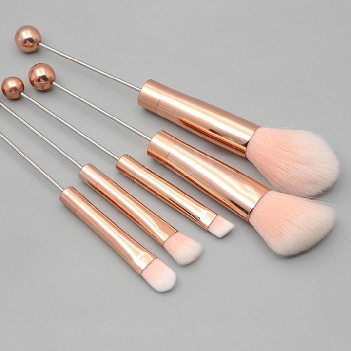 Actual product image König Design Make up brush set 5 pcs make up brushes cosmetic brushes eyeshadow cosmetics new (Foundation)