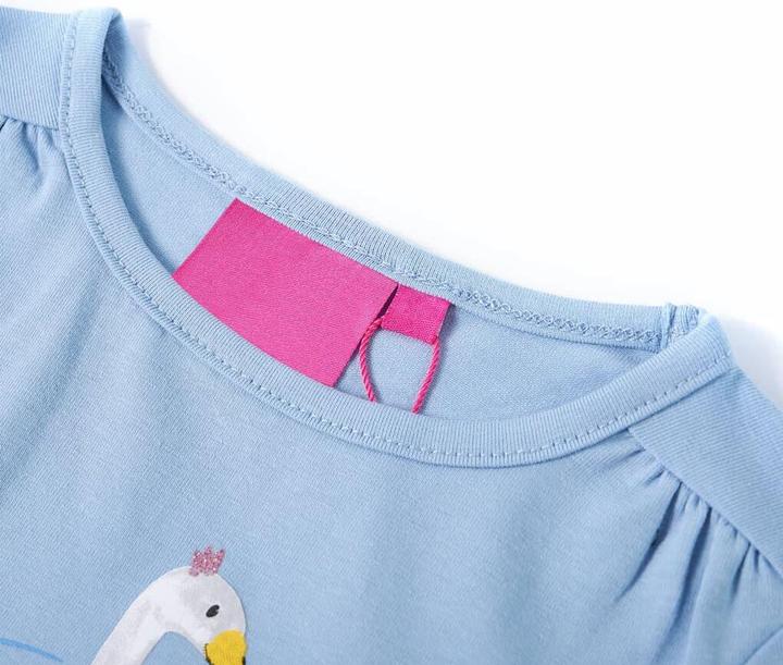 Immagine prodotto VidaXL Camicia da bambino a maniche lunghe azzurro 140,Materiale: 95 % cotone. 5 (140)