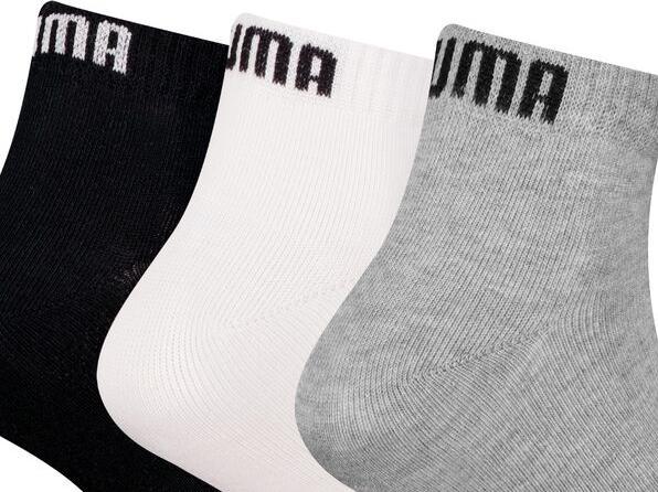 Actual product image Puma Kinder Quarter Socken (pack of 3, 27 - 30)