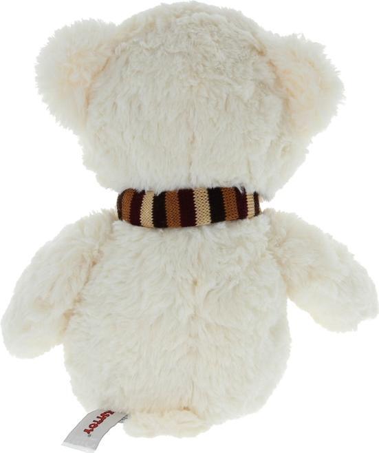 Actual product image Besttoy Plush bear with scarf - white - approx. 30 cm (30 cm)