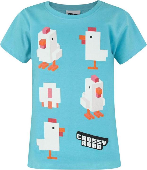 Actual product image Crossy Road Girl Official Chicken Design Tshirt (122)