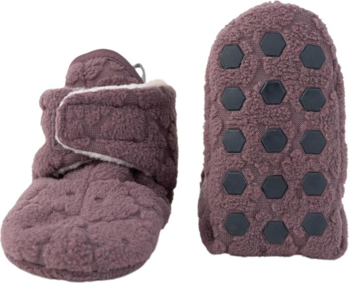 Actual product image Lodger Slippers Fleece Folklore Mauve 6-12 Mt. (12)