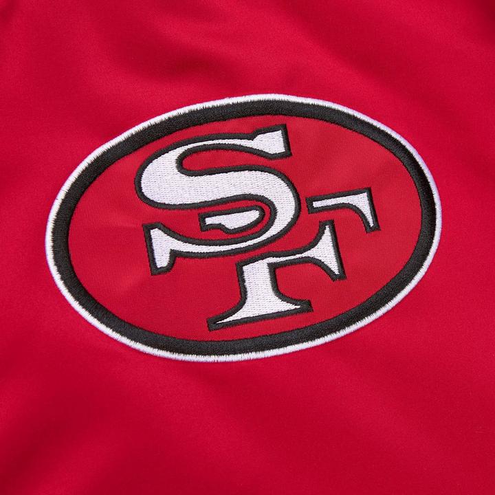 Image du produit Mitchell & Ness M&N Heavyweight Satin Veste NFL San Francisco 49ers (XL)