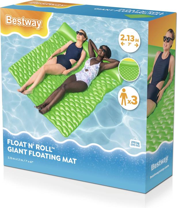 Produktbild Bestway XL- Luftmatratze Float n' Roll™ 213 x 170 cm