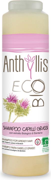 Actual product image Anthyllis Shampoo with burdock extract for oily hair and eco-dandruff 250 ml - (250 ml, Liquid shampoo)