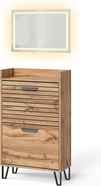 Vichy Wardrobe Amber, Oak Wotan, 59.8 x 100 cm 2 parts