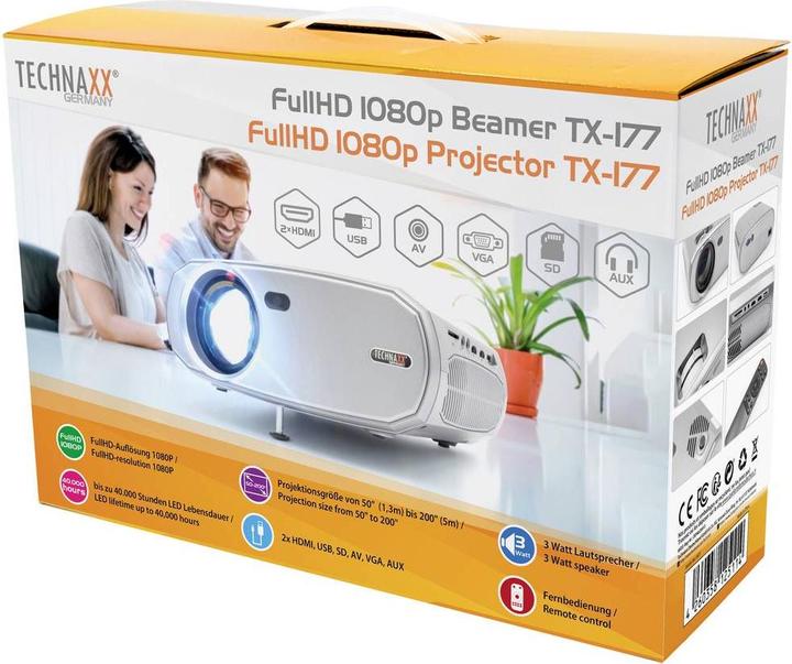 Produktbild Technaxx TX-177 (Full HD, 8500 lm)