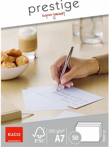 Image du produit Elco Cartes à écrire Prestige (50 pcs)