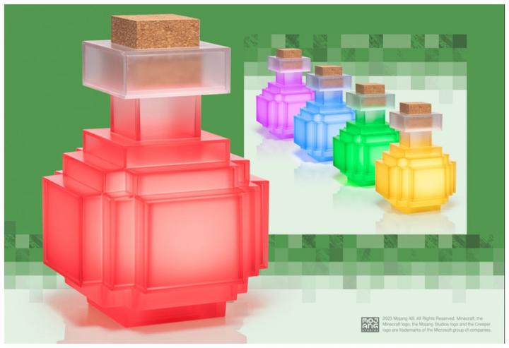 Image du produit Noble Collection Minecraft Replik Illuminating Potion Bottle