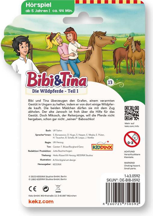 Produktbild Kekz 75059 BIBI UND TINA - Die Wildpferde